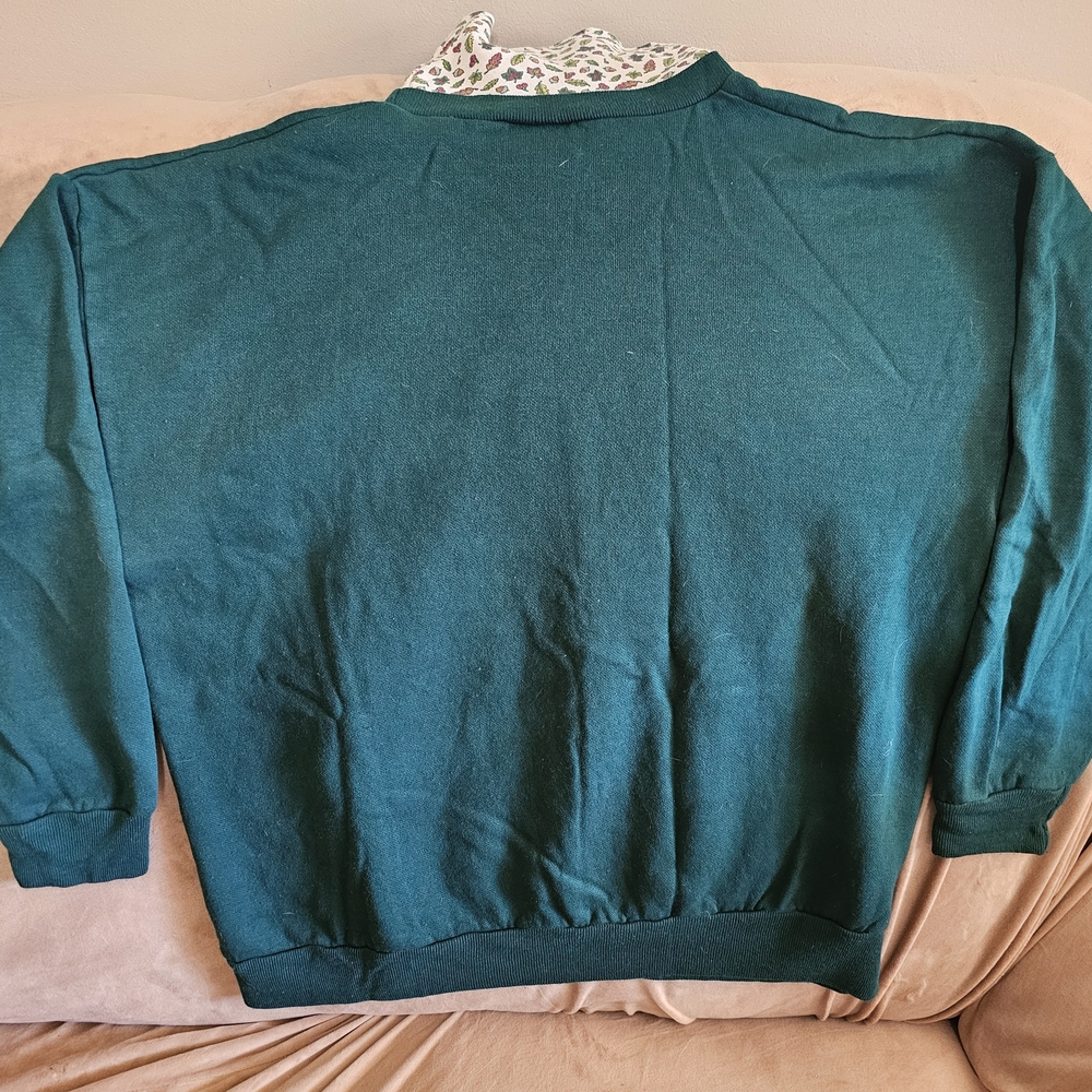 Vintage Grannycore Sweatshirt By Basic Editions - image 5